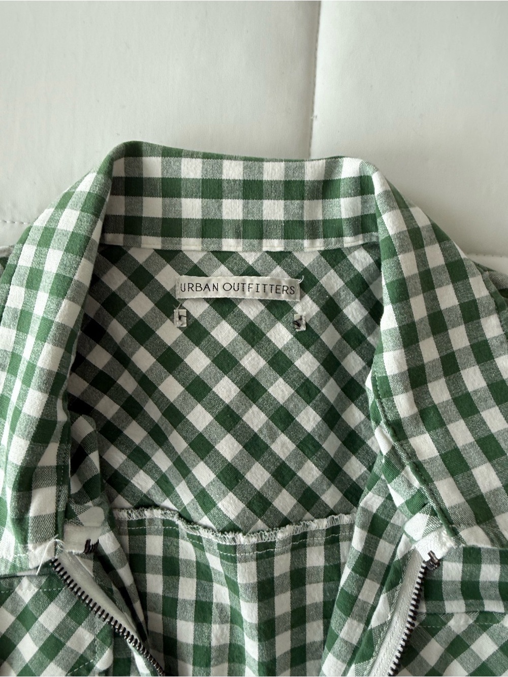 uo gingham jacket - Picture 3 of 6
